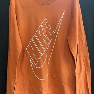 Nike Orange Long Sleeve Tee